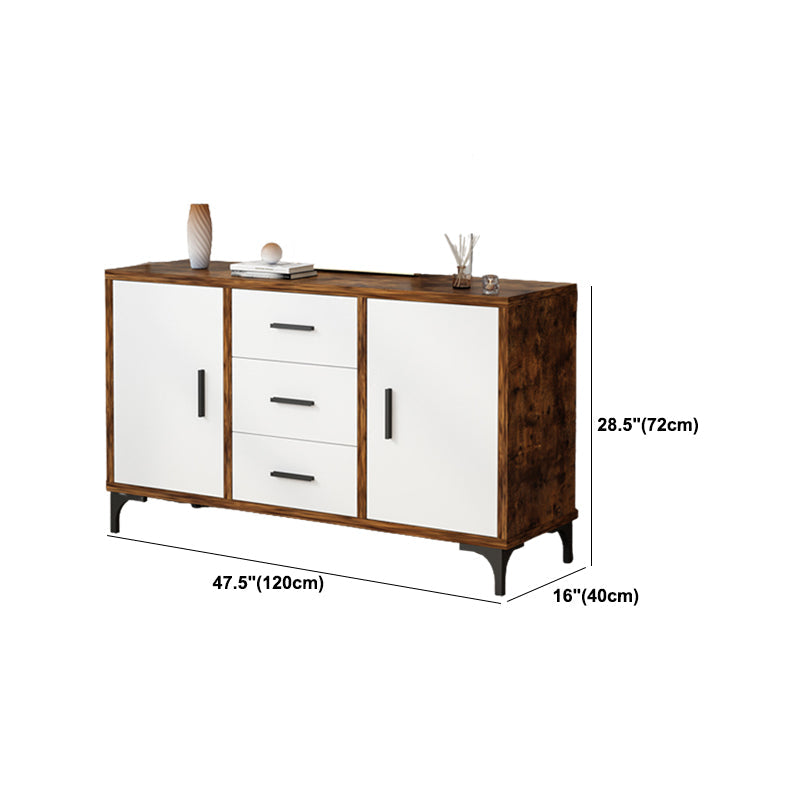 Eigentijdse glamouropslagkist houten opbergkast dressoir