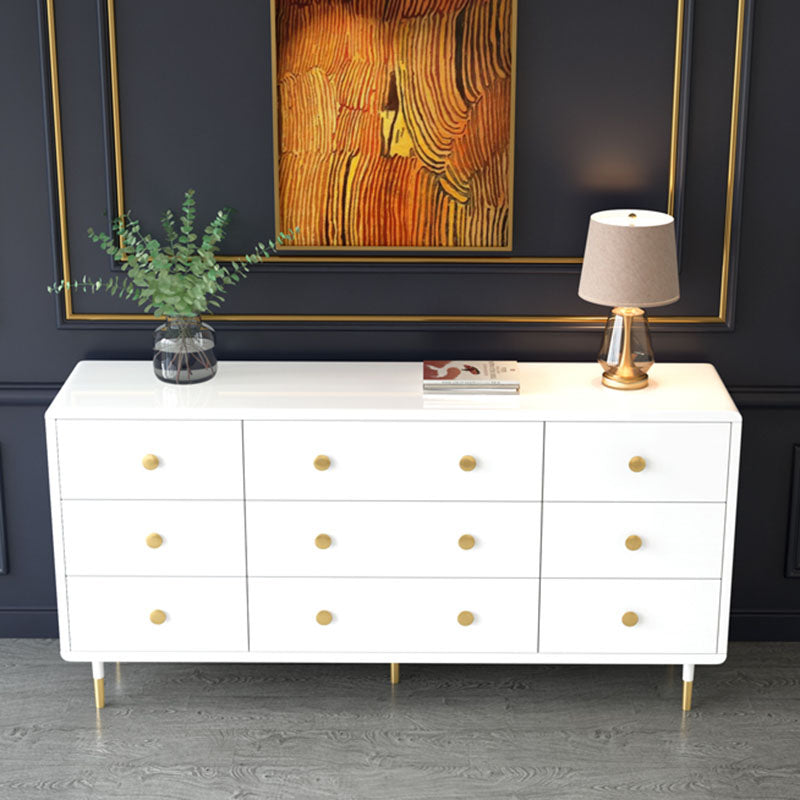 Moderne dressoir kunstmatige hout opbergkist, 31,5-inch hoogte