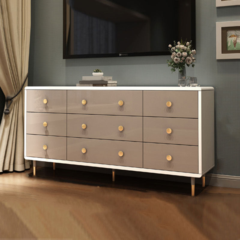 Moderne dressoir kunstmatige hout opbergkist, 31,5-inch hoogte