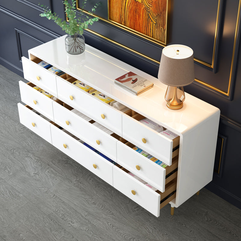 Moderne dressoir kunstmatige hout opbergkist, 31,5-inch hoogte