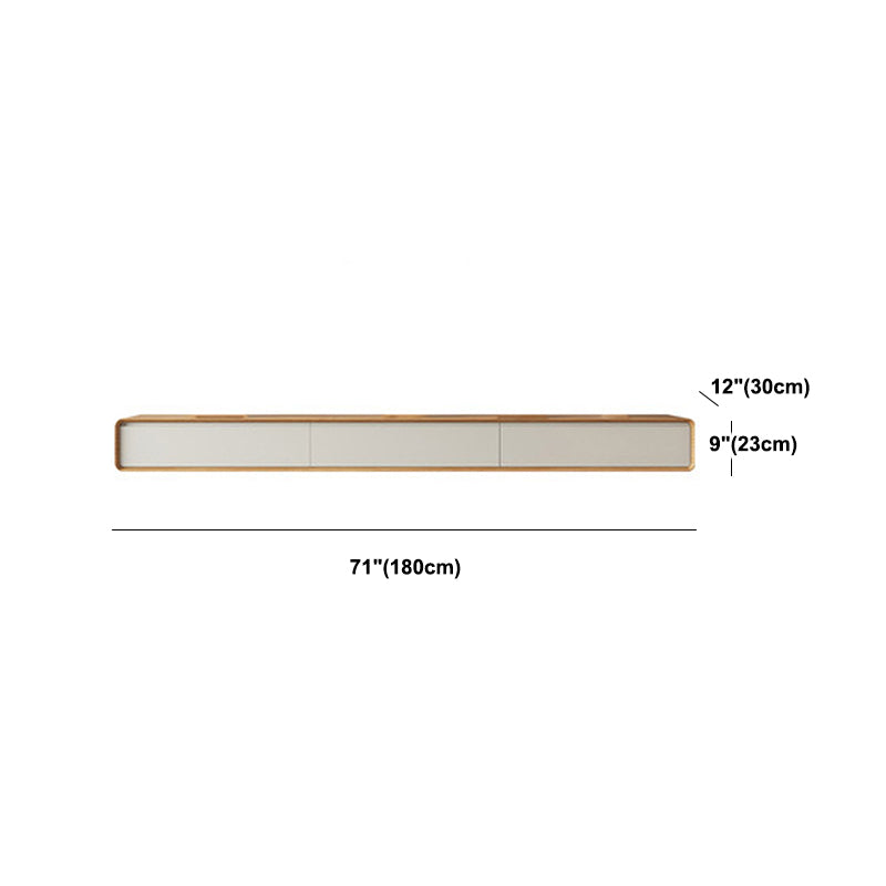 Console TV sospesa da 9" Mobile TV moderno con cassetti per soggiorno