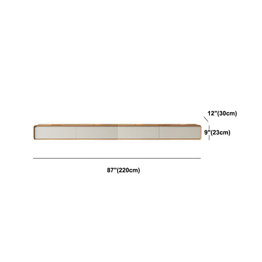 Console televisiva moderna da 9 "H con cassetti per il soggiorno