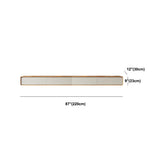 Console televisiva moderna da 9 "H con cassetti per il soggiorno