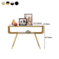 Tavolo da divano di divano console in marmo contemporaneo Tavolo da rettangolo con gambe per Hall