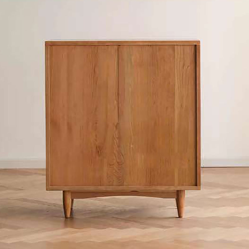 Four Doors Dining Server 36.5"H Simple Style Wood Frame Buffet Server for Dining Room Clearhalo 'buffet_sideboard' 'Buffets & Sideboards' 'furn' 'furn_buffet_sideboard' 'Furniture' 'Kitchen & Dining Furniture' 5876401