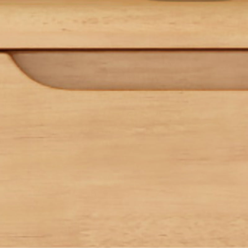 Gabinete aparador de sala de estar de madera de goma gabinete de servidor buffet moderno con cajones