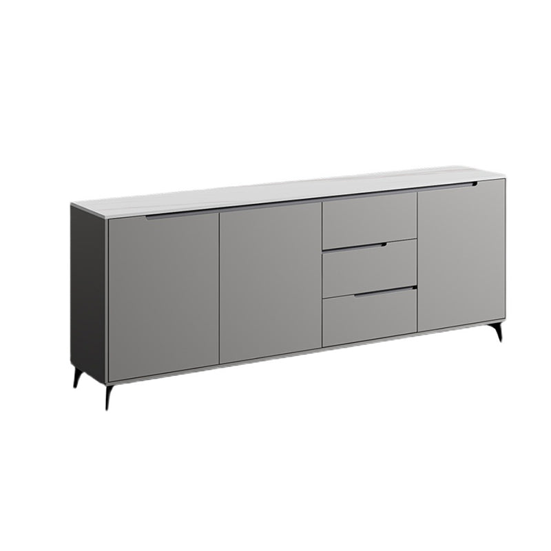 Scheda laterale in stile glam Sinterita Sinterita Sideboard con porta e cassetto per uso domestico
