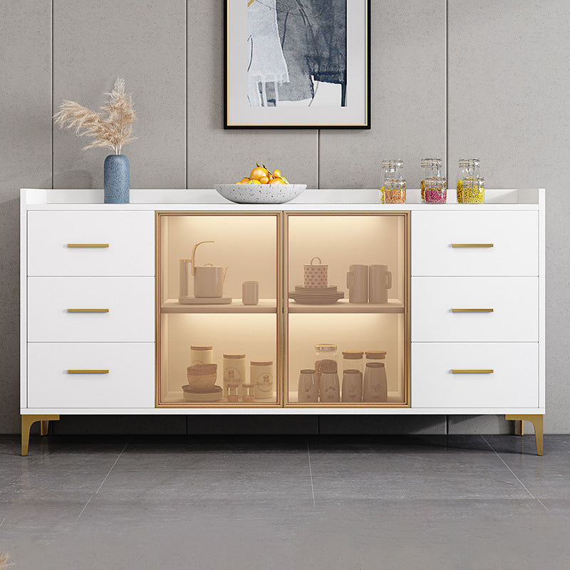 Hedendaagse sideboard houten laden kasten inclusief keukenkasten