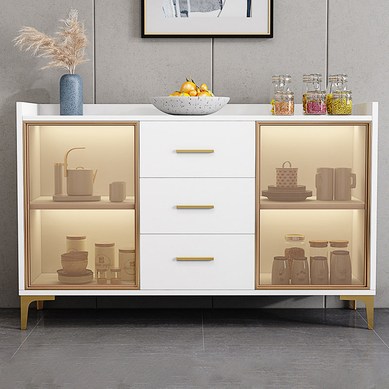 Hedendaagse sideboard houten laden kasten inclusief keukenkasten