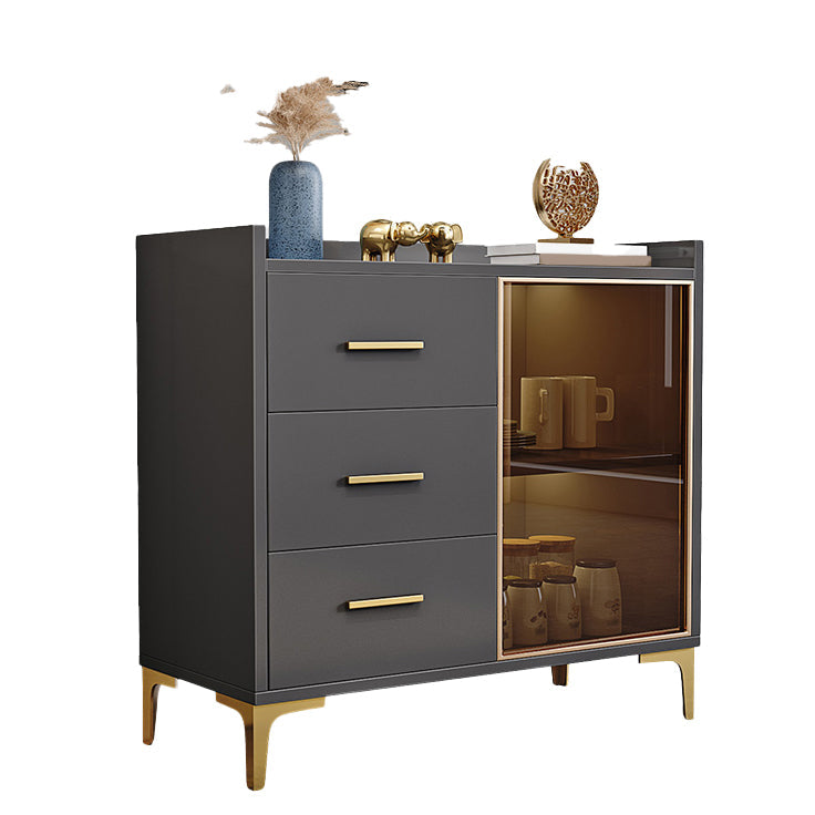 Hedendaagse sideboard houten laden kasten inclusief keukenkasten