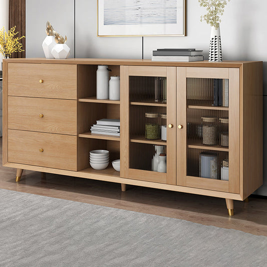 Hedendaags dressoir Sand Poplar Wood Geen pijnlijk met laden Cruerenza Cabinets