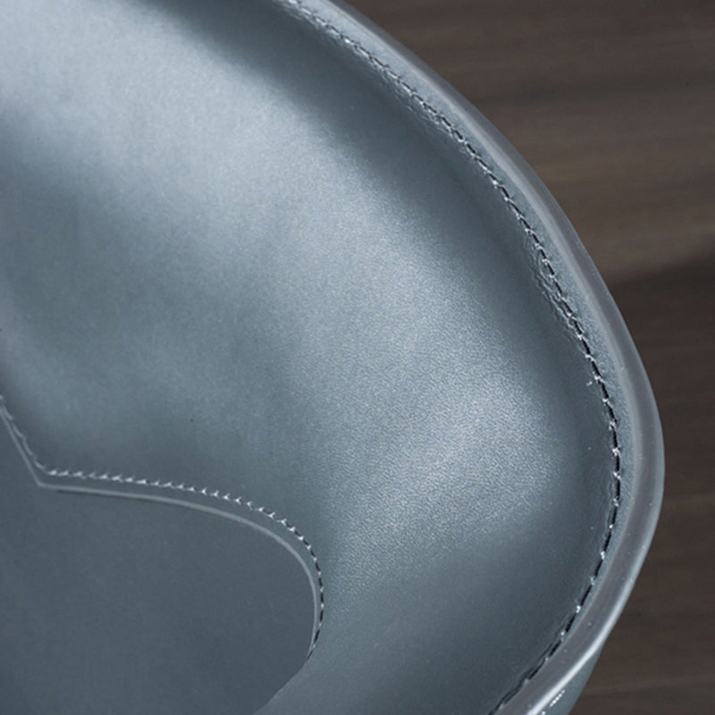 Faux Leather Dining Chair Modern Upholstered Chair with Metal Legs Clearhalo 'Dining Chairs' 'Dining Tables & Seating' 'dining_chair' 'furn' 'furn_dining_chair' 'Furniture' 'Kitchen & Dining Furniture' 5877143