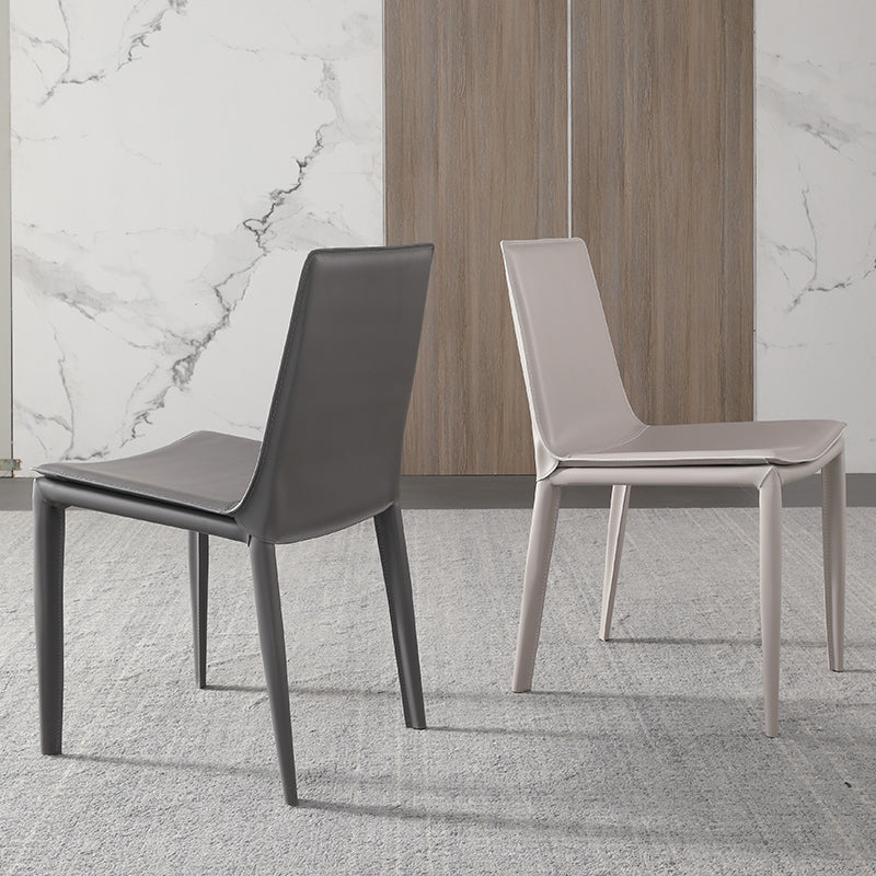 Upholstered Dining Side Chair Modern Armless Dining Chairs for Home Clearhalo 'Dining Chairs' 'Dining Tables & Seating' 'dining_chair' 'furn' 'furn_dining_chair' 'Furniture' 'Kitchen & Dining Furniture' 5877177
