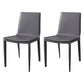 Upholstered Dining Side Chair Modern Armless Dining Chairs for Home Grey 2 Piece Set Clearhalo 'Dining Chairs' 'Dining Tables & Seating' 'dining_chair' 'furn' 'furn_dining_chair' 'Furniture' 'Kitchen & Dining Furniture' 5877178