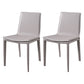 Upholstered Dining Side Chair Modern Armless Dining Chairs for Home Khaki 2 Piece Set Clearhalo 'Dining Chairs' 'Dining Tables & Seating' 'dining_chair' 'furn' 'furn_dining_chair' 'Furniture' 'Kitchen & Dining Furniture' 5877185