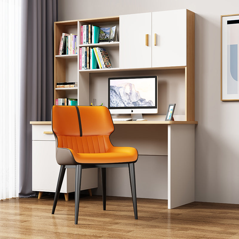 Contemporary Dining Chairs Faux Leather Dining Side Chair for Indoor Clearhalo 'Dining Chairs' 'Dining Tables & Seating' 'dining_chair' 'furn' 'furn_dining_chair' 'Furniture' 'Kitchen & Dining Furniture' 5877269