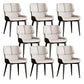 Contemporary Dining Chairs Faux Leather Dining Side Chair for Indoor Off-White 8 Piece Set Clearhalo 'Dining Chairs' 'Dining Tables & Seating' 'dining_chair' 'furn' 'furn_dining_chair' 'Furniture' 'Kitchen & Dining Furniture' 5877270
