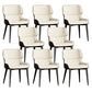 Contemporary Dining Chairs Faux Leather Dining Side Chair for Indoor White 8 Piece Set Clearhalo 'Dining Chairs' 'Dining Tables & Seating' 'dining_chair' 'furn' 'furn_dining_chair' 'Furniture' 'Kitchen & Dining Furniture' 5877291