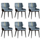 Contemporary Dining Chairs Faux Leather Dining Side Chair for Indoor Dark Blue 6 Piece Set Clearhalo 'Dining Chairs' 'Dining Tables & Seating' 'dining_chair' 'furn' 'furn_dining_chair' 'Furniture' 'Kitchen & Dining Furniture' 5877300
