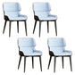Contemporary Dining Chairs Faux Leather Dining Side Chair for Indoor Light Blue 4 Piece Set Clearhalo 'Dining Chairs' 'Dining Tables & Seating' 'dining_chair' 'furn' 'furn_dining_chair' 'Furniture' 'Kitchen & Dining Furniture' 5877304