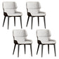 Contemporary Dining Chairs Faux Leather Dining Side Chair for Indoor Grey 4 Piece Set Clearhalo 'Dining Chairs' 'Dining Tables & Seating' 'dining_chair' 'furn' 'furn_dining_chair' 'Furniture' 'Kitchen & Dining Furniture' 5877309