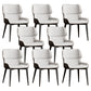 Contemporary Dining Chairs Faux Leather Dining Side Chair for Indoor Grey 8 Piece Set Clearhalo 'Dining Chairs' 'Dining Tables & Seating' 'dining_chair' 'furn' 'furn_dining_chair' 'Furniture' 'Kitchen & Dining Furniture' 5877311