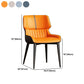 Contemporary Dining Chairs Faux Leather Dining Side Chair for Indoor Clearhalo 'Dining Chairs' 'Dining Tables & Seating' 'dining_chair' 'furn' 'furn_dining_chair' 'Furniture' 'Kitchen & Dining Furniture' 5877317