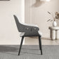 Chaise de salle à manger de style contemporain chaise de salle à manger avec des jambes en métal pour cuisine