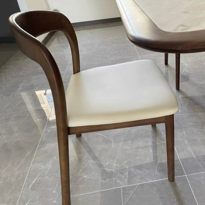 Upholstered Dining Side Chair Solid Wood Dining Room Chair for Home