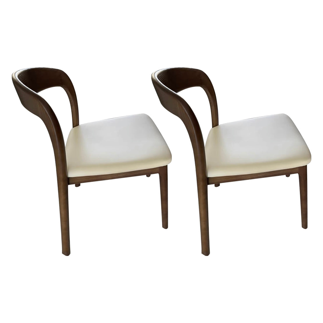 Upholstered Dining Side Chair Solid Wood Dining Room Chair for Home