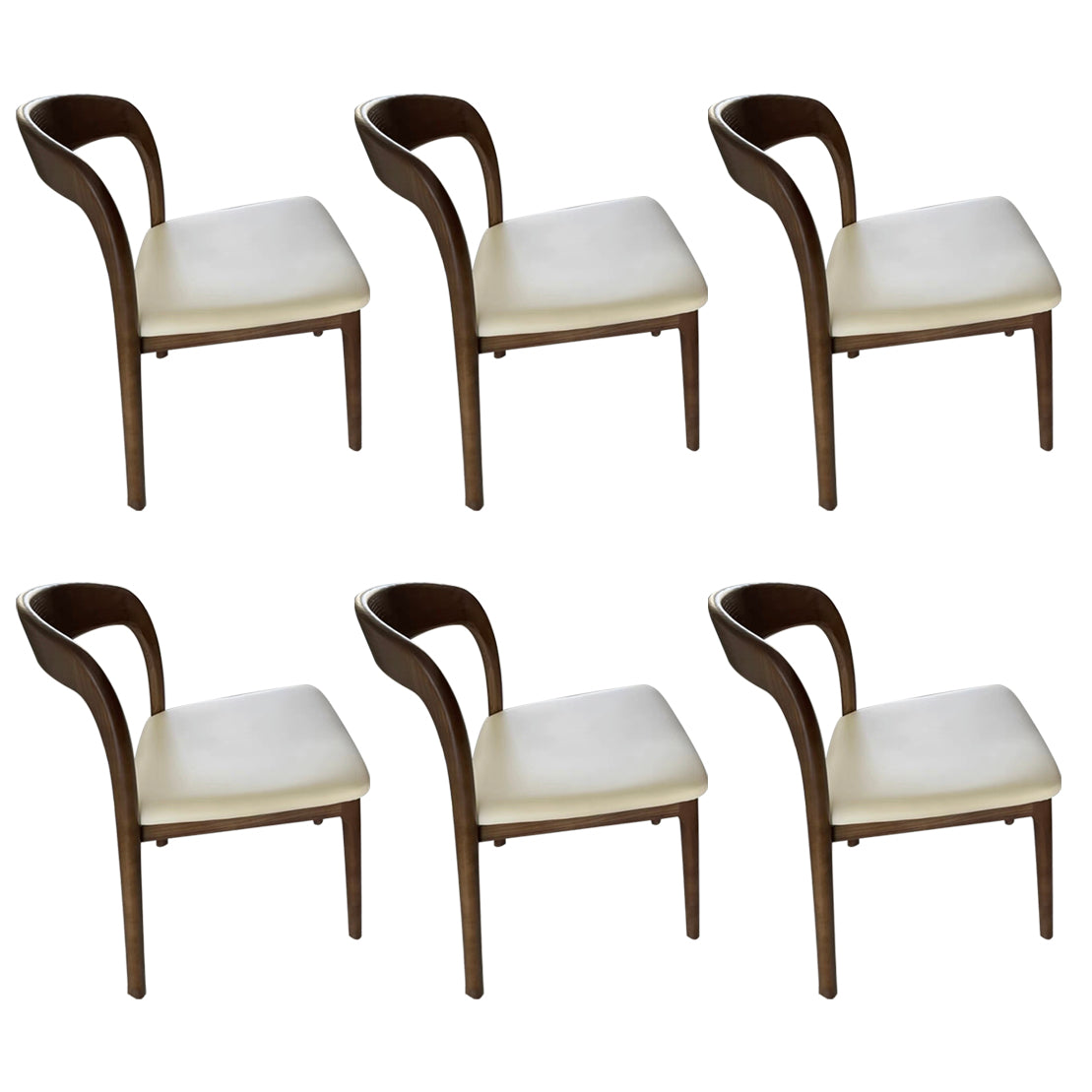 Upholstered Dining Side Chair Solid Wood Dining Room Chair for Home