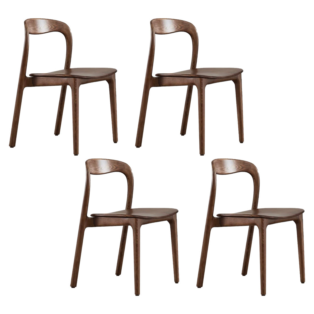 Upholstered Dining Side Chair Solid Wood Dining Room Chair for Home