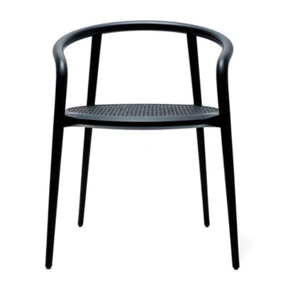 Open Back Dining Arm Chair Solid Wood Dining Room Chair for Home