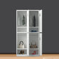 Metal Contemporary Indoor Cabinet Grey Hinged Door Storage Cabinet