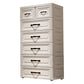 Plastic Storage Cabinet Contemporary Wardrobe Cabinet with Drawer for Home