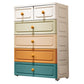 Plastic Storage Cabinet Contemporary Wardrobe Cabinet with Drawer for Home