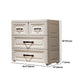 Plastic Storage Cabinet Contemporary Wardrobe Cabinet with Drawer for Home