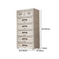 Plastic Storage Cabinet Contemporary Wardrobe Cabinet with Drawer for Home