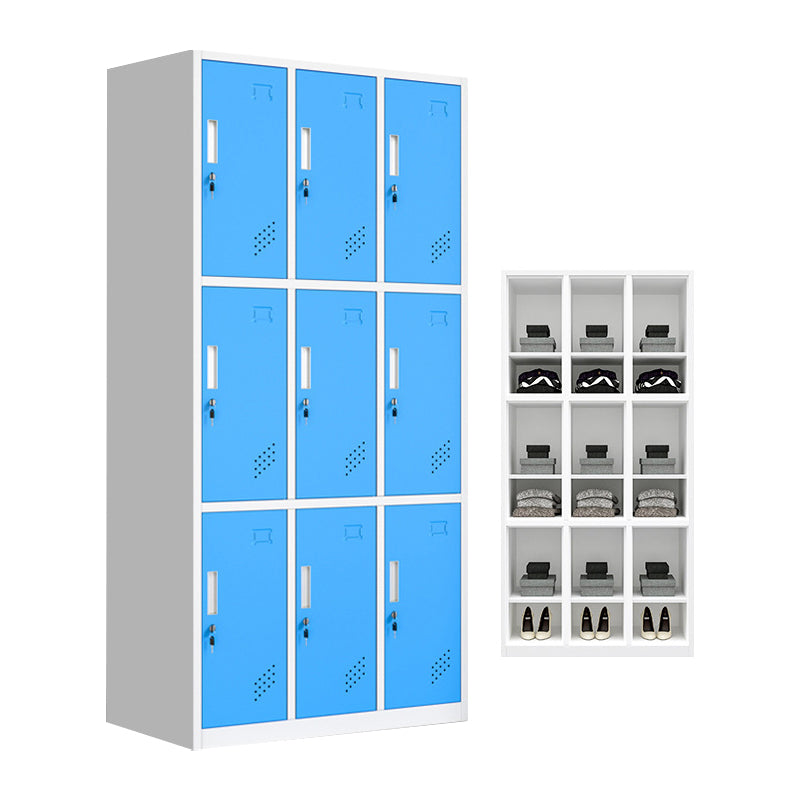 Hinged Wardrobe Armoire Metal Contemporary Wardrobe Cabinet for Bedroom