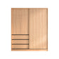 Engineered Wood Wardrobe Armoire with Drawer Contemporary Wardrobe Closet