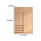 Engineered Wood Wardrobe Armoire with Drawer Contemporary Wardrobe Closet