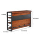 Industrial 1/2/3 Pieces Counter Height Set Rectangle Solid Wood Pub Table Set Clearhalo 'Bar Furniture' 'furn' 'furn_home_bar_bar_sets' 'Furniture' 'Home Bars & Bar Sets' 'home_bar_bar_sets' 'Kitchen & Dining Furniture' 5877940