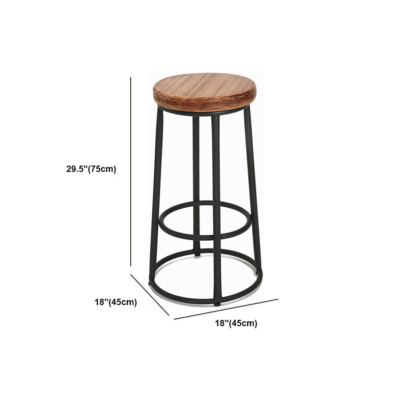 Industrial 1/2/3 Pieces Counter Height Set Rectangle Solid Wood Pub Table Set Clearhalo 'Bar Furniture' 'furn' 'furn_home_bar_bar_sets' 'Furniture' 'Home Bars & Bar Sets' 'home_bar_bar_sets' 'Kitchen & Dining Furniture' 5877944