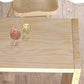 Juego de mesa de pub rectangular industrial, mesa de mostrador de madera de 1/5 piezas con taburetes sin respaldo