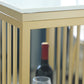 Glam Bar Table Set 1/4 Pieces Rectangle Stone Counter Table with High Stools for Balcony Clearhalo 'Bar Furniture' 'furn' 'furn_home_bar_bar_sets' 'Furniture' 'Home Bars & Bar Sets' 'home_bar_bar_sets' 'Kitchen & Dining Furniture' 5878041