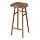 Modern Bar Table Set 1/2/3 Pieces Rectangle Bar Table with High Wood Stools Clearhalo 'Bar Furniture' 'furn' 'furn_home_bar_bar_sets' 'Furniture' 'Home Bars & Bar Sets' 'home_bar_bar_sets' 'Kitchen & Dining Furniture' 5878088