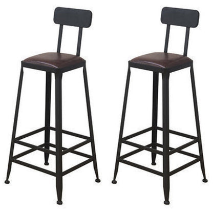Modern 1/2/5/6/9 Pieces Rectangular Pub Table Set Wooden Counter Table for Dining Room Brown 30"H Stools (Set of 2) Clearhalo 'Bar Furniture' 'furn' 'furn_home_bar_bar_sets' 'Furniture' 'Home Bars & Bar Sets' 'home_bar_bar_sets' 'Kitchen & Dining Furniture' 5878100