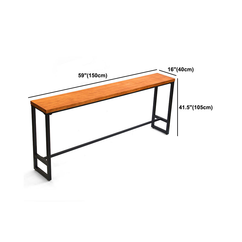 Modern 1/2/5/6/9 Pieces Rectangular Pub Table Set Wooden Counter Table for Dining Room Clearhalo 'Bar Furniture' 'furn' 'furn_home_bar_bar_sets' 'Furniture' 'Home Bars & Bar Sets' 'home_bar_bar_sets' 'Kitchen & Dining Furniture' 5878119