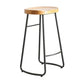 1/3/9 Pieces Modern Rectangular Pub Table Set Wooden Counter Table with Backless Stools