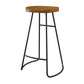 Modern Style 1/9 Pieces Bar Table Set Rectangle Pine Wood Counter Table for Cafe Wood 30"H Stool (Single) Clearhalo 'Bar Furniture' 'furn' 'furn_home_bar_bar_sets' 'Furniture' 'Home Bars & Bar Sets' 'home_bar_bar_sets' 'Kitchen & Dining Furniture' 5878178